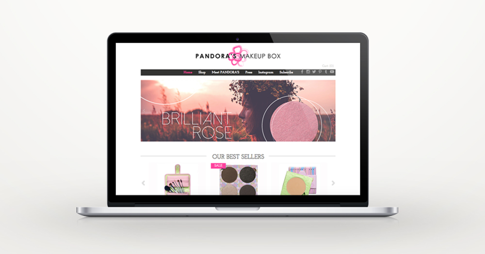 pandora website design