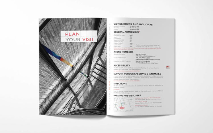 bata brochure print design